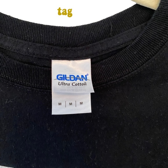 Kappa Alpha Theta Sorority Black Shirt/ White Embroidered Letters Size M - Picture 3 of 3